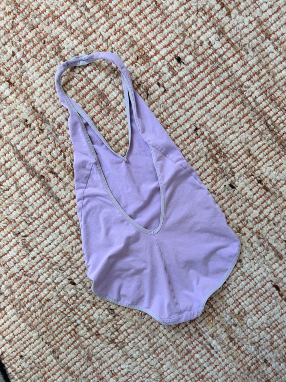 American Apparel Lilac Scoop Neck Bodysuit - Picture 2 of 4